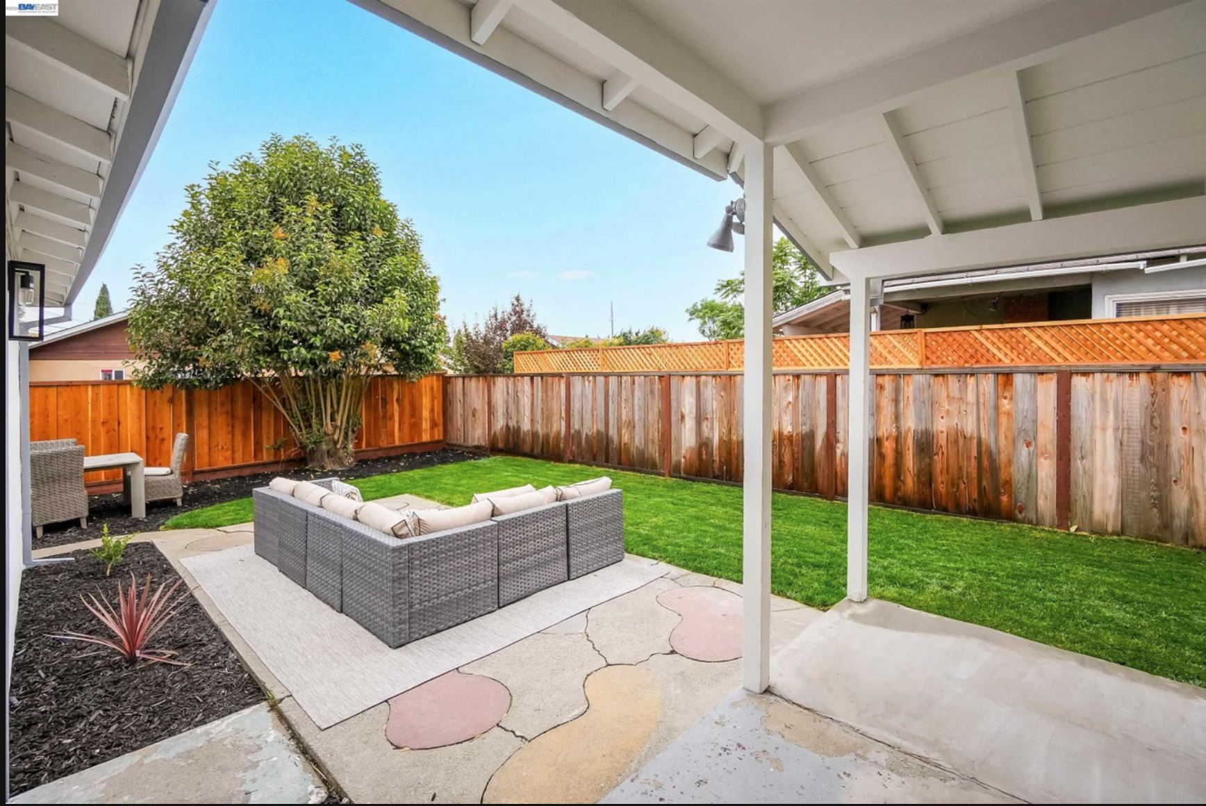 Backyard sectional lounge